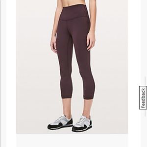 Lululemon Align Crop 21” size 4